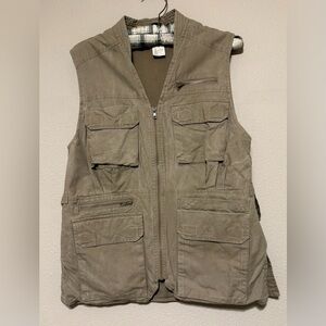 L.L. Bean Tropic Weights Khaki Fishing/Travel/Safari Vest
